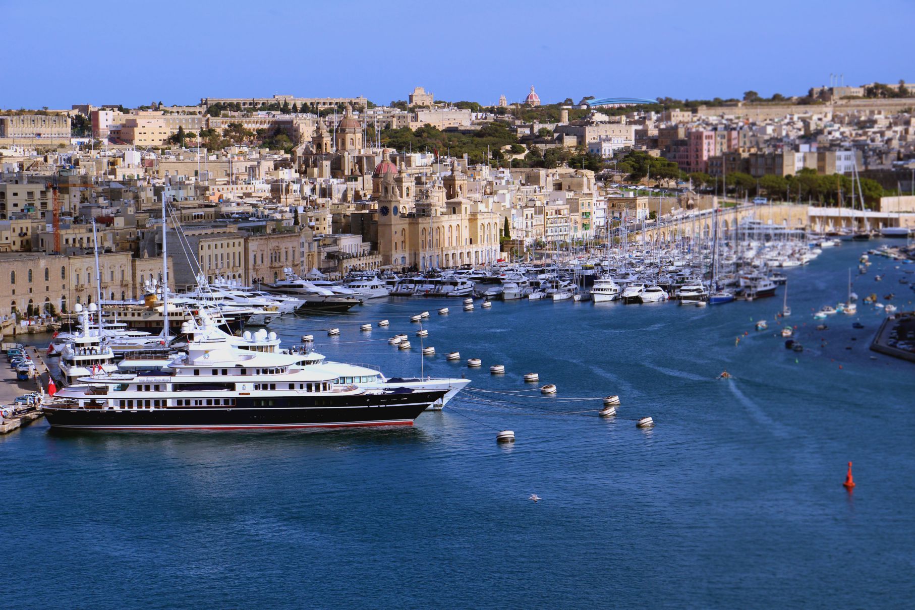 Vittoriosa Yacht Marina from Valletta